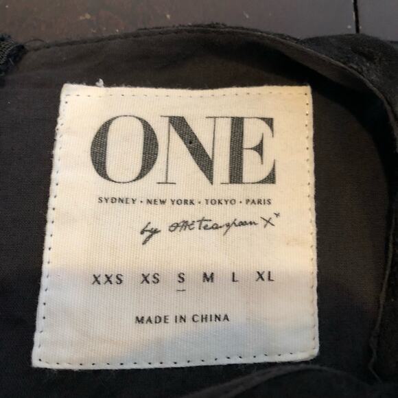 One Teaspoon black whiskey animal print sleeveless romper size Small - Picture 11 of 16